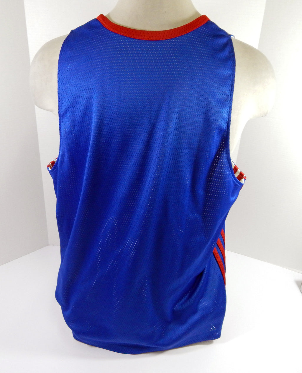 2022-23 Kansas Jayhawks KU Game Used Blue Basketball Practice Jersey 2XL 581 Pic2