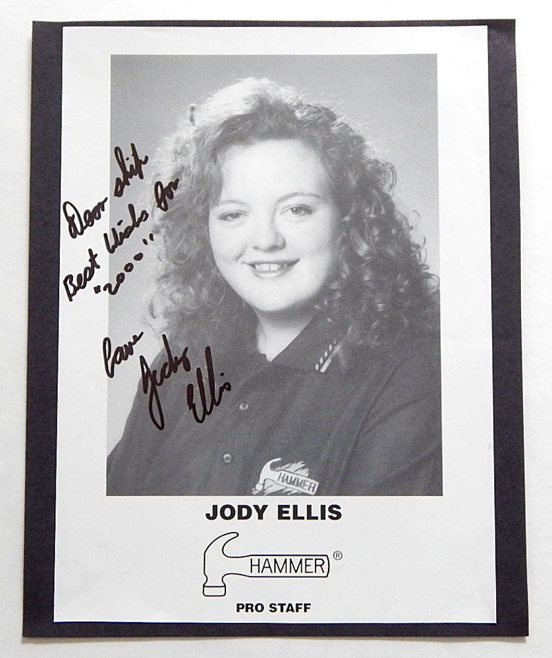 Jody Ellis Signed 7x9 Photo Auto Autograph Pro Bowler