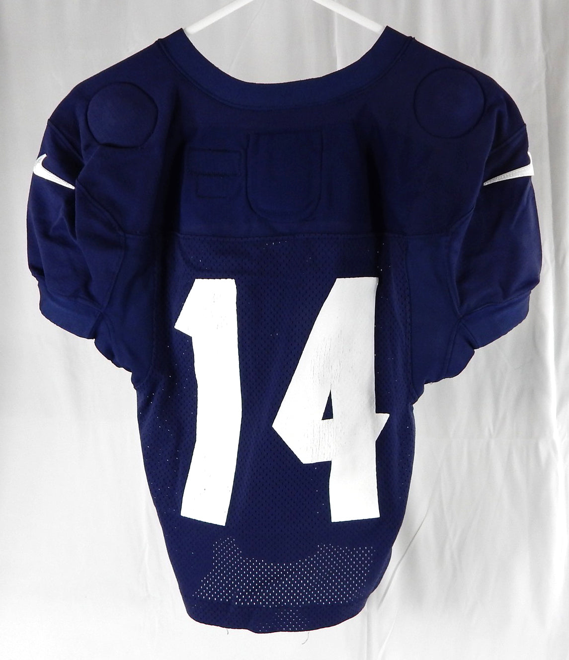 2022 Houston Texans #14 Game Issued Pos Used Navy Practice Jersey NP R L 947 Pic2