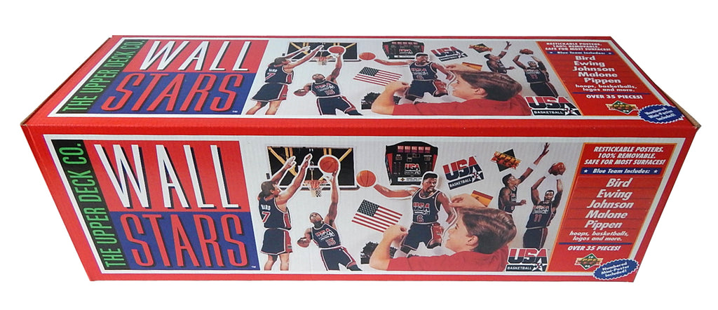 1992 Upper Deck Wall Stars USA Basketball Posters 5-Player Kit Pippen Bird Ewing