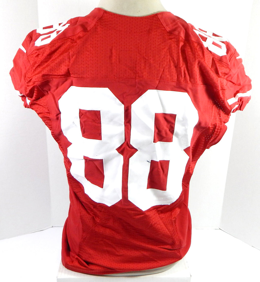 2012 San Francisco 49ers #88 Game Issued Red Jersey 44 DP35631 Pic2