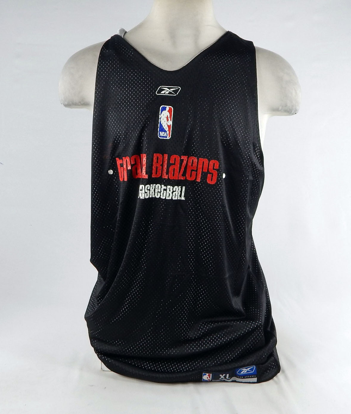 2000s Portland Trail Blazers Game Issued Black Practice Jersey XL 428