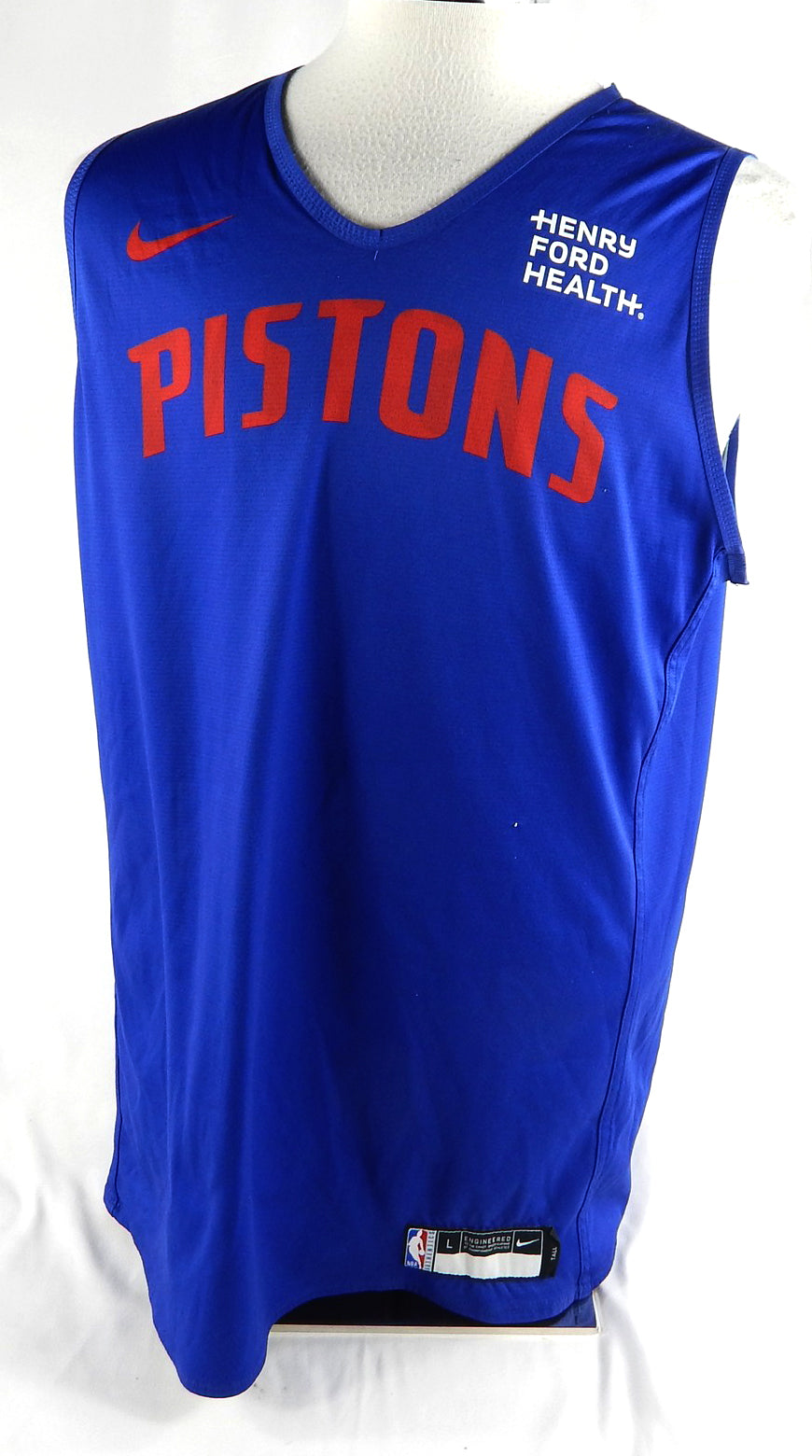 2023-25 Detroit Pistons #7 Game Used Blue Practice Jersey Henry Ford Patch L 561
