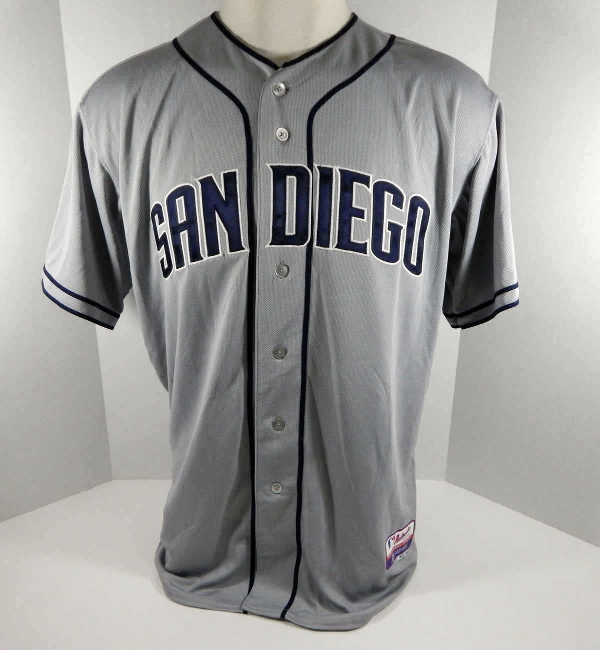 2012 San Diego Padres Justin Hatcher #80 Game Issued Grey Jersey Pic2