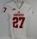 Indiana Hoosiers #27 Game Used White Jersey Nameplate Removed DP13995