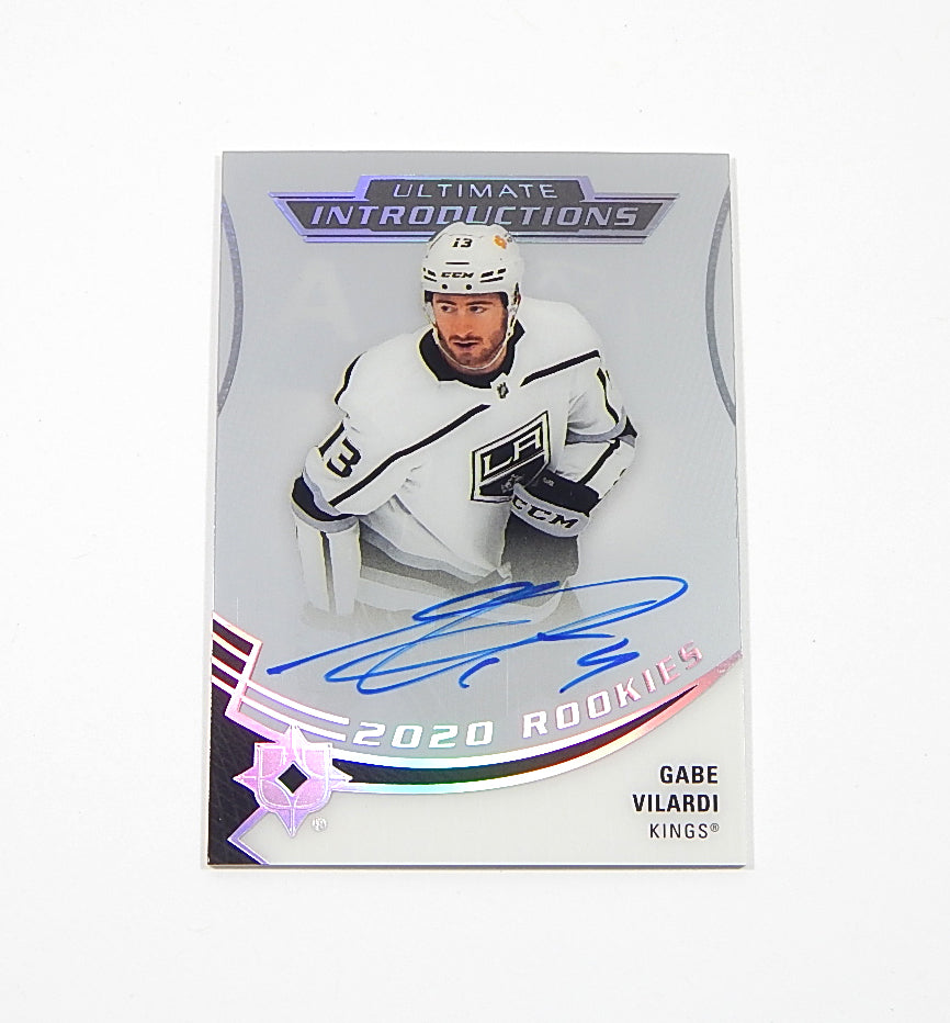 2020-21 Ultimate Collection Introductions Autographs Gabe Vilardi RC Rookie Auto