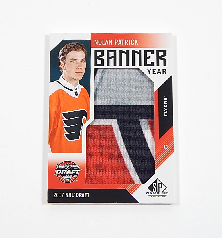 2017-18 SP Game Used Banner Year Draft '17 Nolan Patrick RC #BD17-NP Jersey