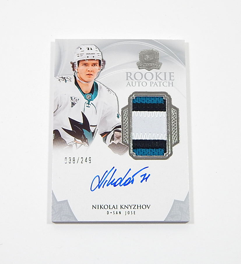 2020-21 UD The Cup Nikolai Knyzhov RC #128 Rookie Patch Auto RPA /249