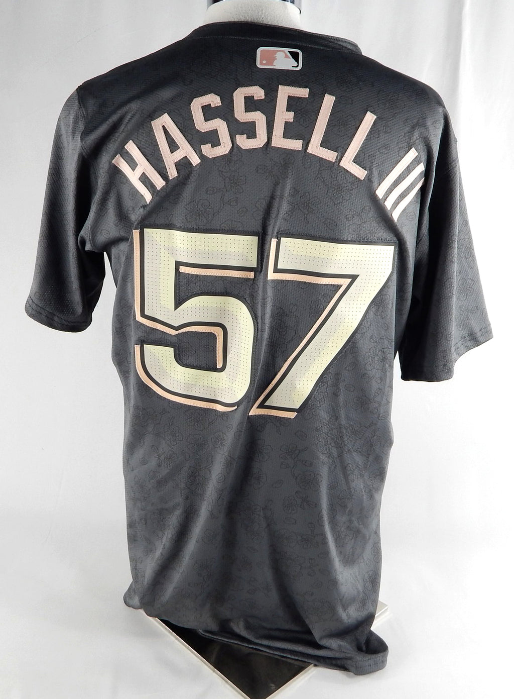 2024 Washington Nationals Robert Hassell III #57 Game Issued Grey Jersey City Cn Pic2