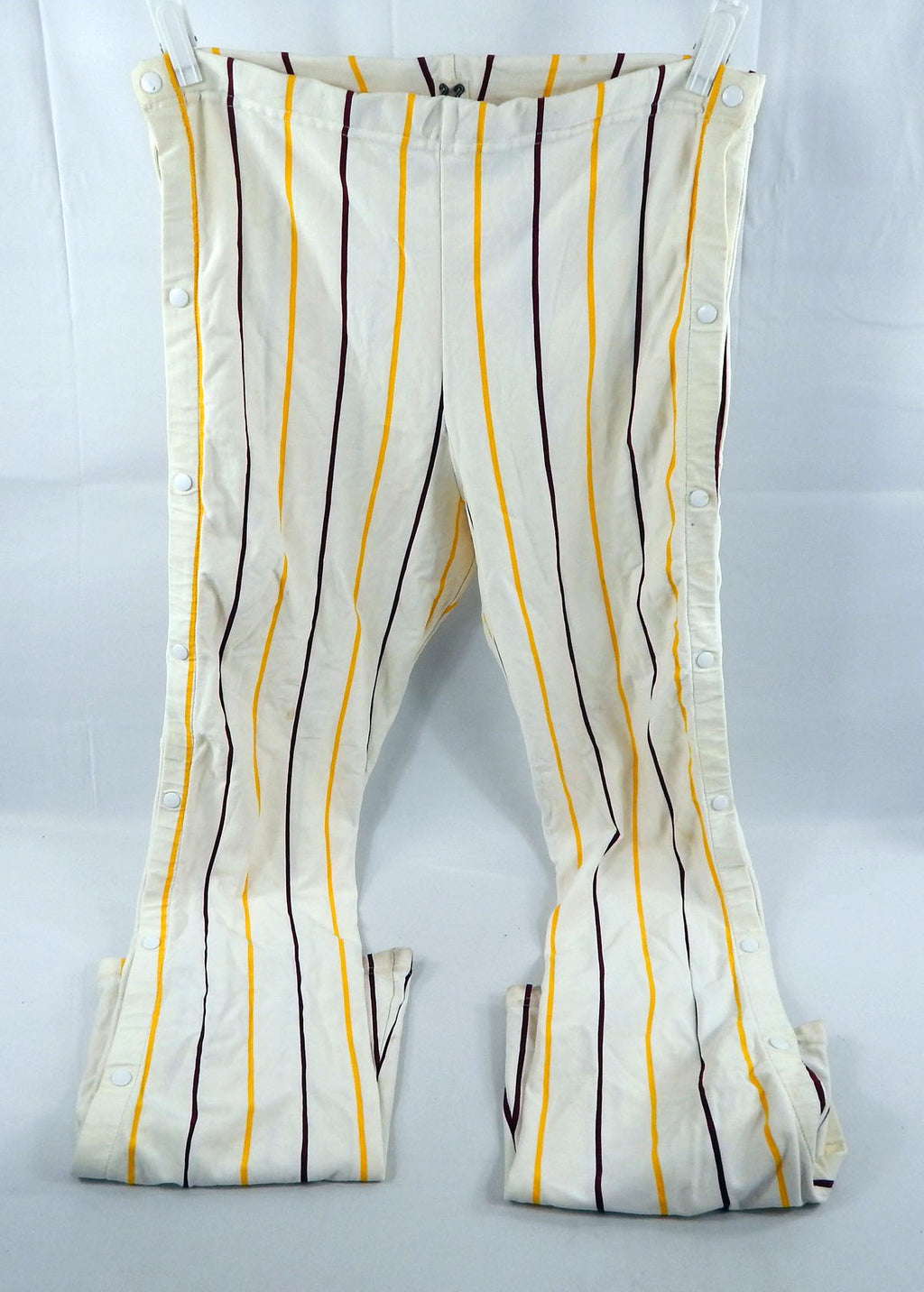 1980s Cleveland Cavaliers #41 22 Game Used White Warm Up Pants 38 086