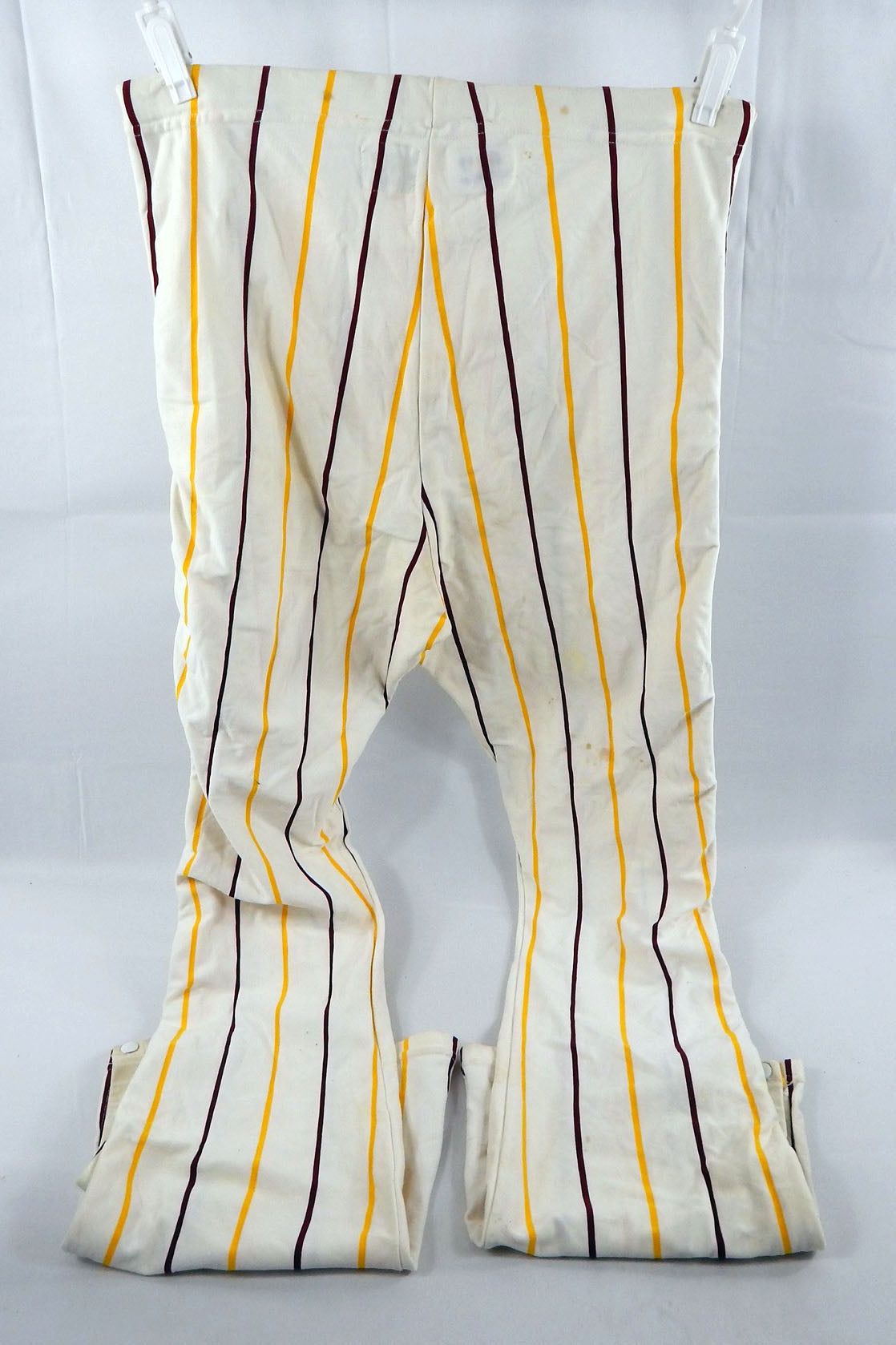 1980s Cleveland Cavaliers #41 22 Game Used White Warm Up Pants 38 086 Pic2