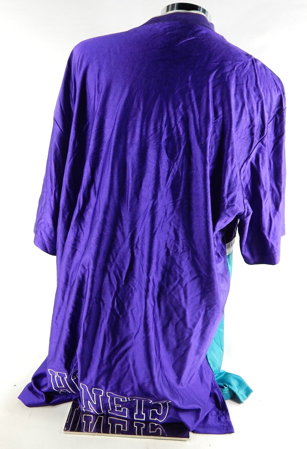 1990s Charlotte Hornets #13 Game Used Purple Shooting Shirt 3XL 439 Pic2