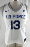 2022-23 Air Force Falcons #13 Game Used White Jersey Basketball L 238