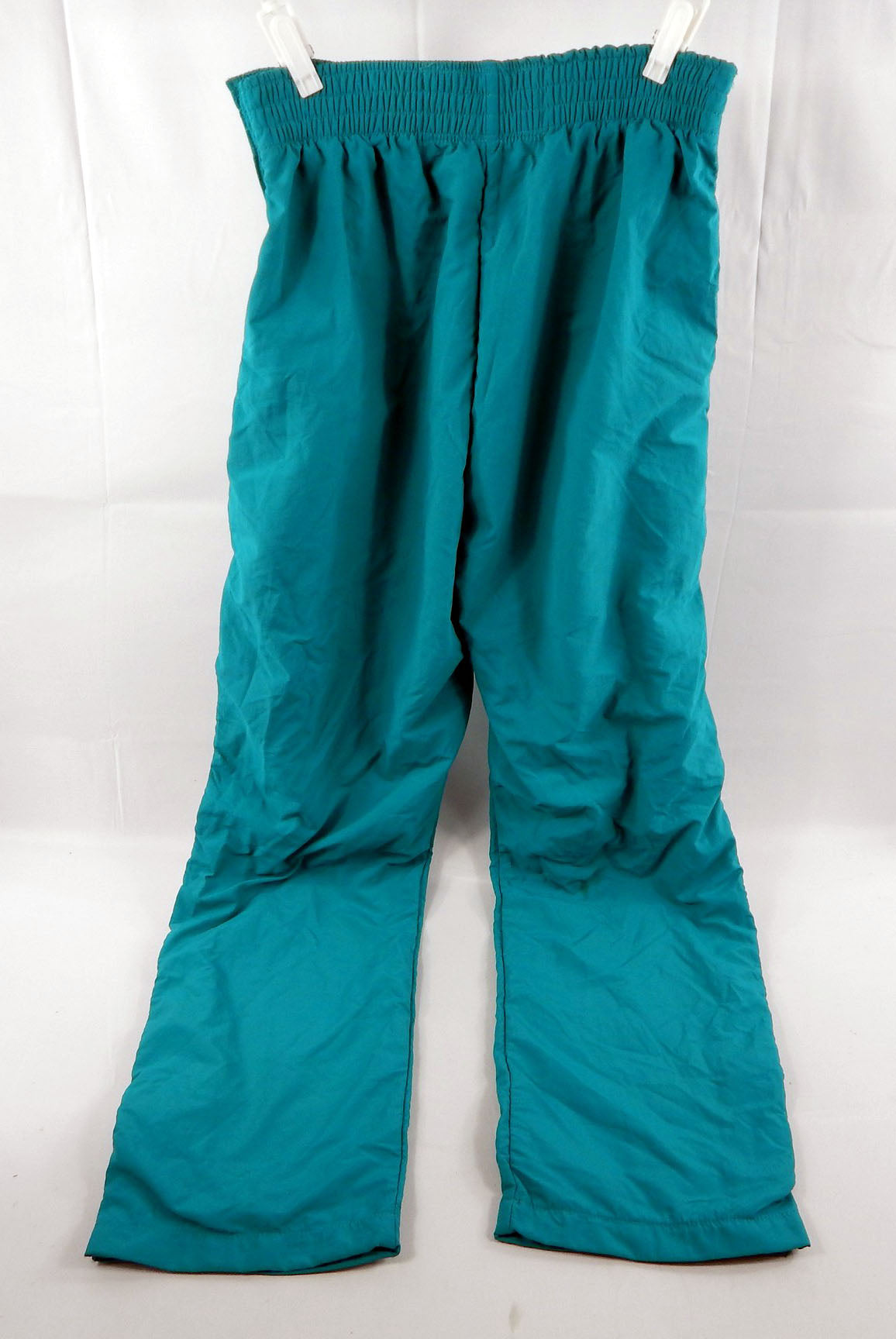 1997-98 Charlotte Hornets Game Issued Teal Warm Up Pants 38 088 Pic2