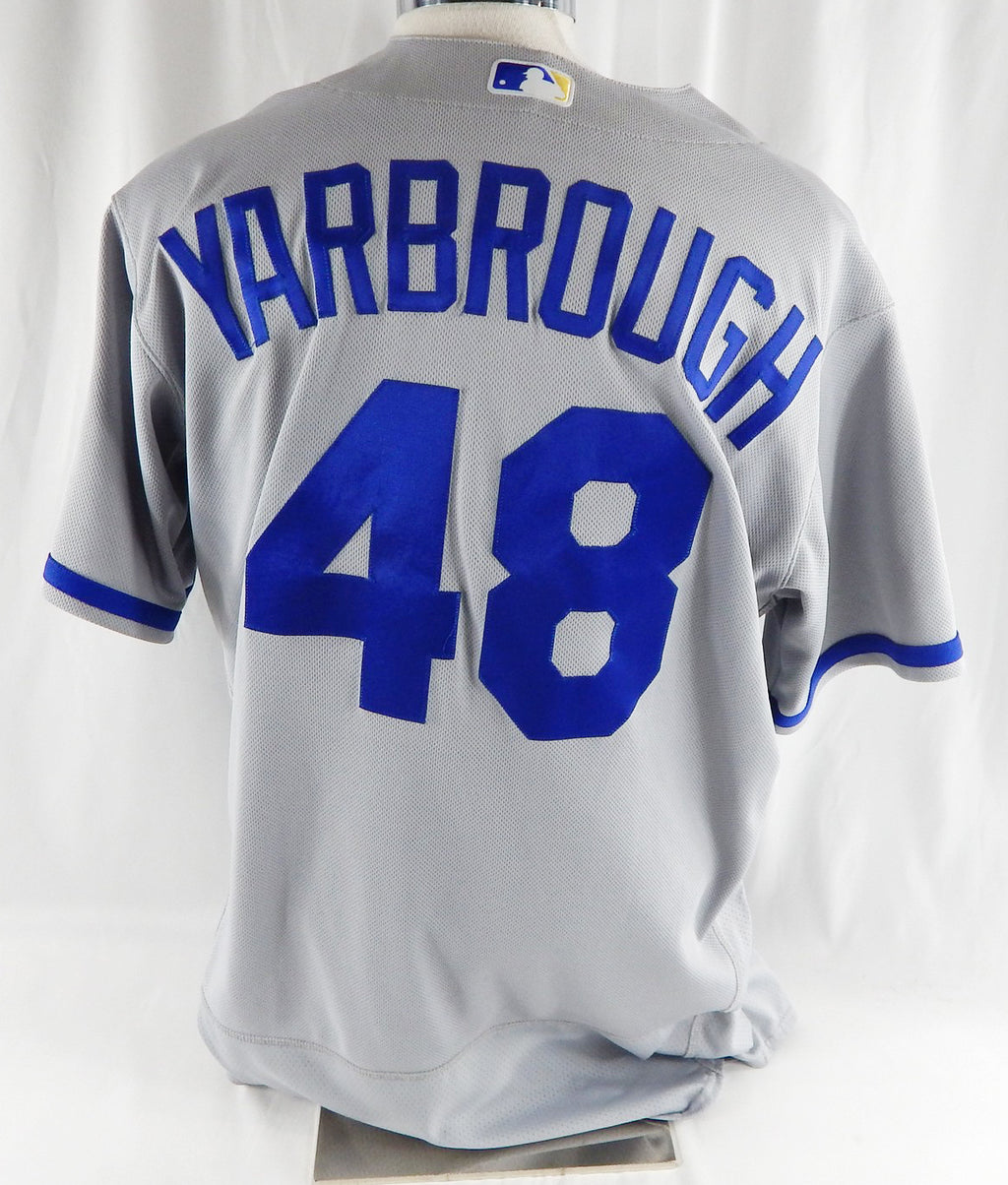 2023 Kansas City Royals Ryan Yarbrough #48 Game Used Grey Jersey 46 480 Pic2
