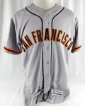 2018 San Francisco Giants Cory Gearrin #26 Game Used Grey Jersey 60th Patch 46 1