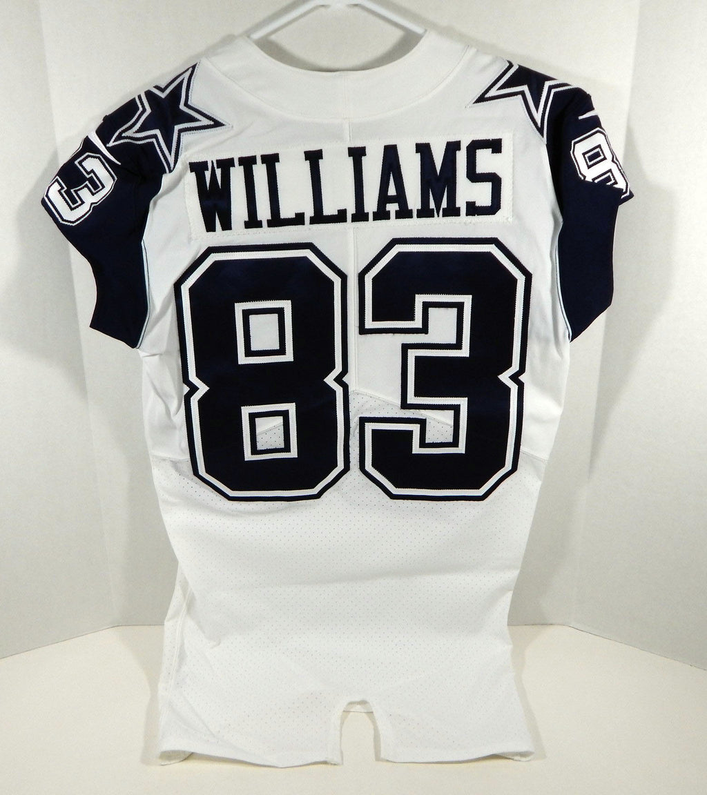 2016 Dallas Cowboys Terrance Williams #83 Game Issued White Jersey Color Rush DP09418