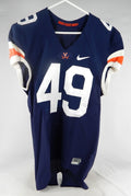2015-17 Virginia Cavaliers #49 Game Used Navy Jersey Throwback NP R 42 DP78492