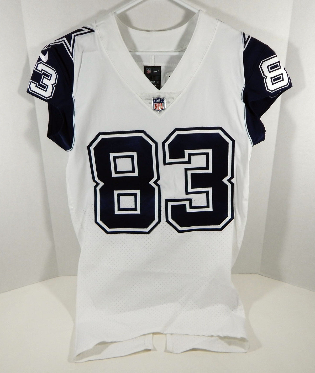 2016 Dallas Cowboys Terrance Williams #83 Game Issued White Jersey Color Rush DP09418 Pic2