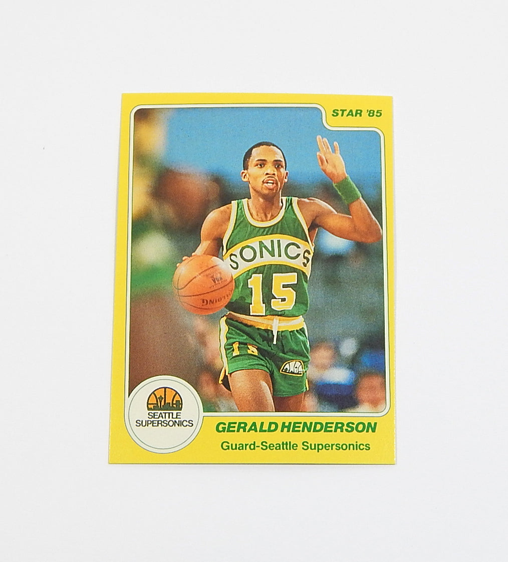 1984-85 Star Co. Gerald Henderson #116 Supersonics Nm/Mt