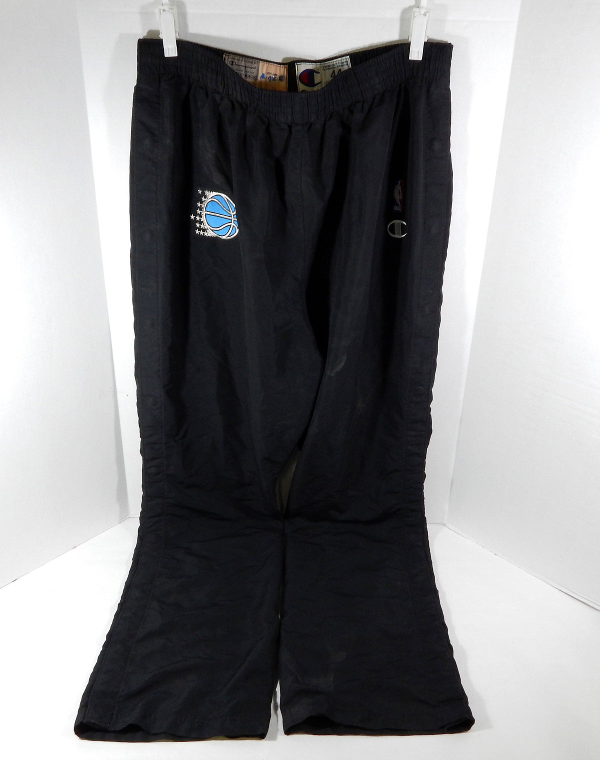 1990s Orlando Magic #51 Game Used Black Warm Up Pants 44 DP68190