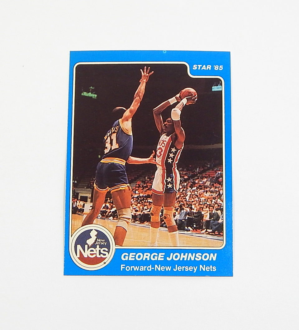 1984-85 Star Co. George Johnson #92 Nets Nm/Mt