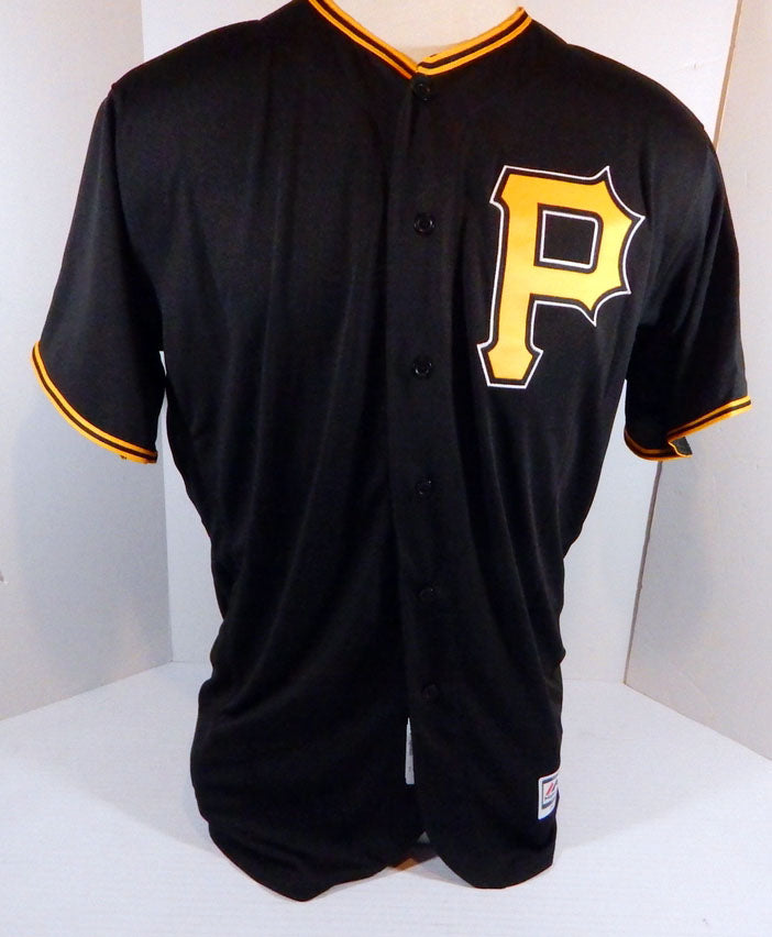 2018 Pittsburgh Pirates Damien Magnifico # Game Issued Black Jersey PITT33513 Pic2