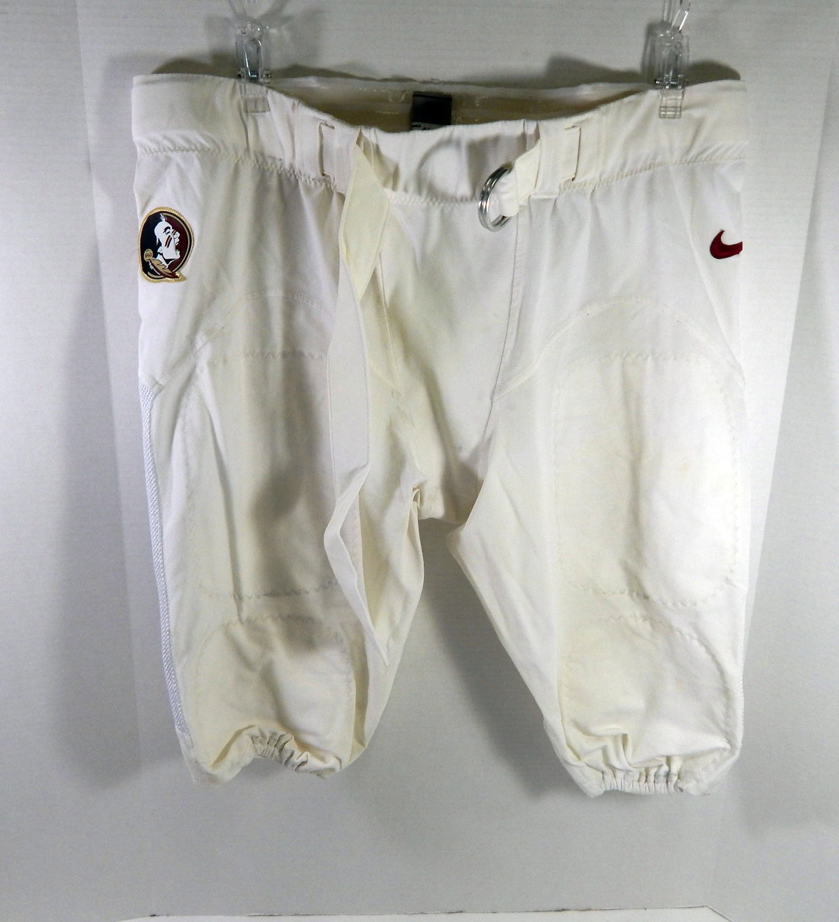 Florida State FSU Seminoles Game Used White Pants 46 DP60857