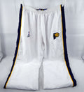 2001-06 Indiana Pacers Game Issued White Warm Up Pants 44 094