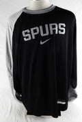 2024-25 San Antonio Spurs Jeremy Sochan #10 Game Used Black Shooting Shirt XL 74