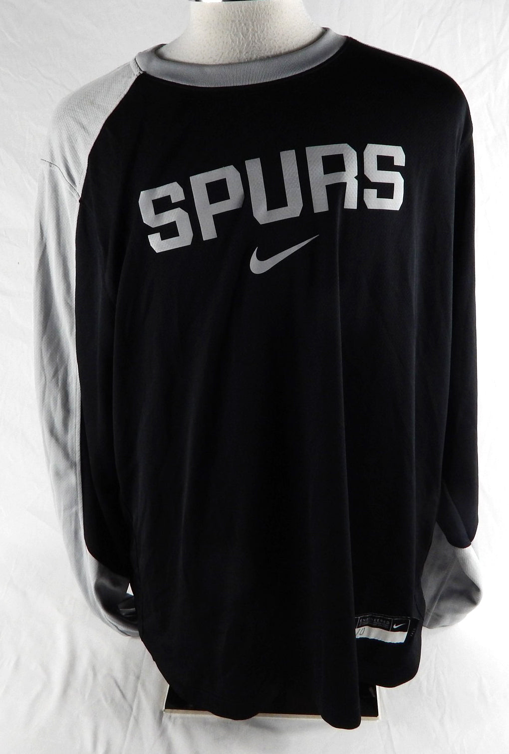2024-25 San Antonio Spurs Jeremy Sochan #10 Game Used Black Shooting Shirt XL 74