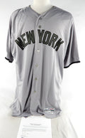 2017 New York Yankees #36 Game Issued Grey Jersey Memorial Day 50 444