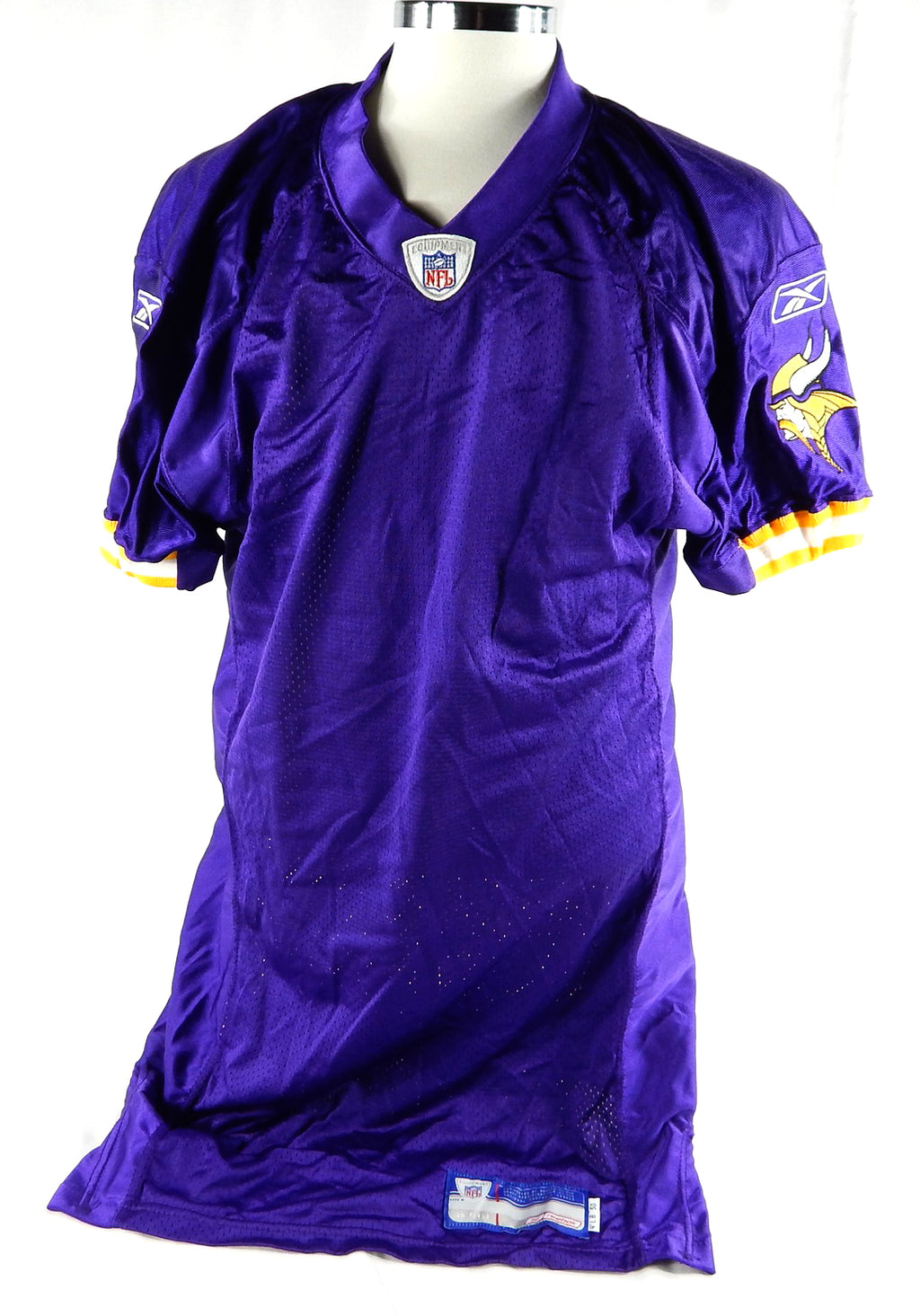 2005 Minnesota Vikings Blank Game Issued Purple Jersey 50 DP86435