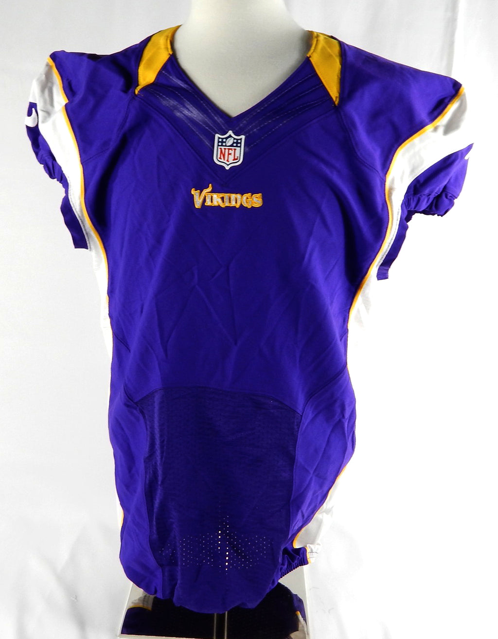 2012 Minnesota Vikings Blank Game Issued Purple Jersey 46 DP86436