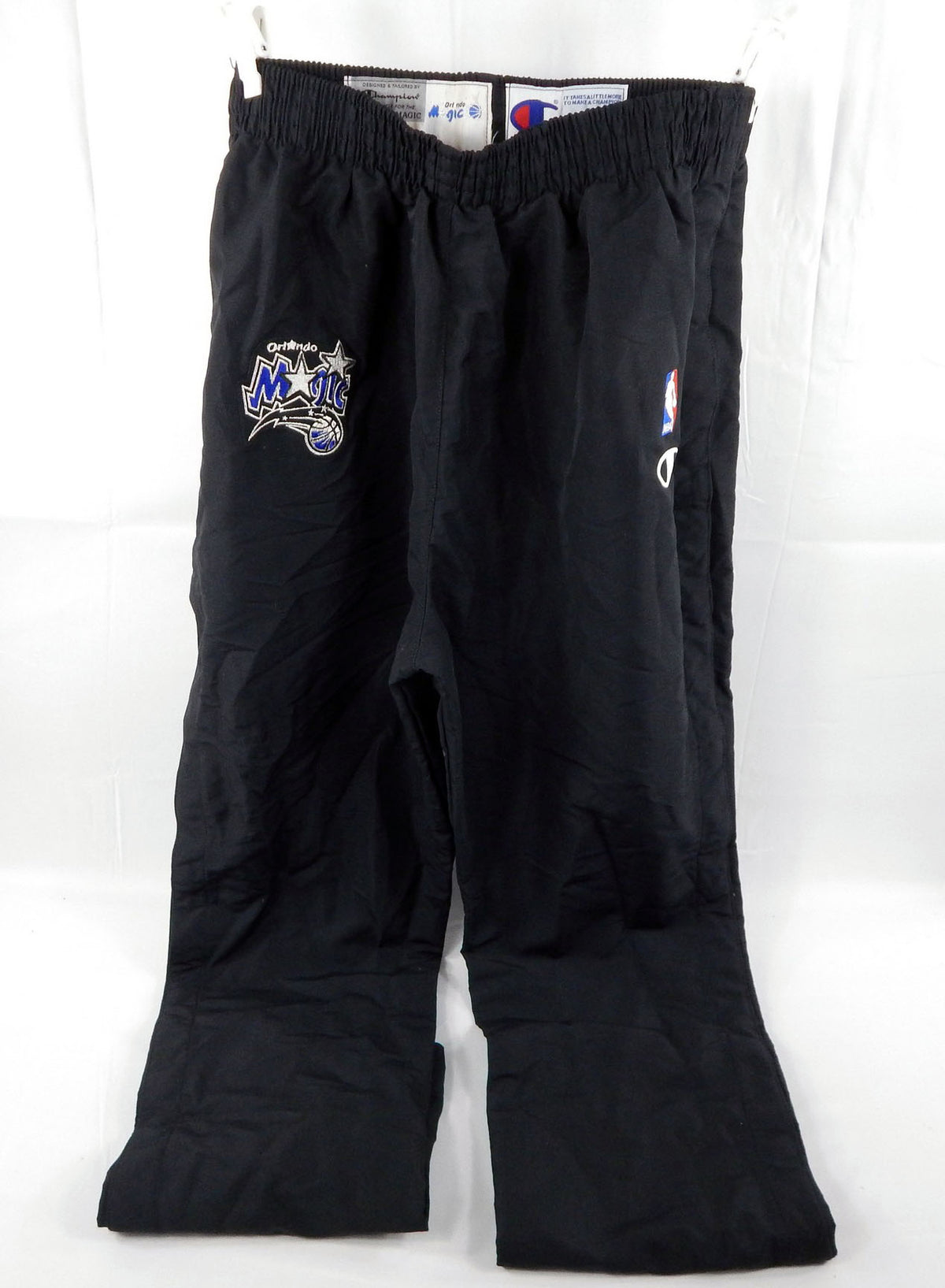 1998-99 Orlando Magic Game Issued Black Warm Up Pants 40 098