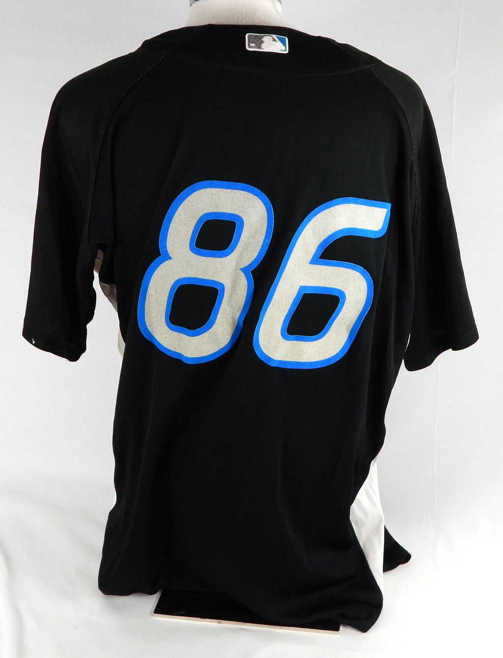 2007-10 Toronto Blue Jays #86 Game Used Black Jersey ST BP 48 665 Pic2