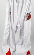 2000s Portland Trail Blazers Game Used White Warm Up Pant L 792