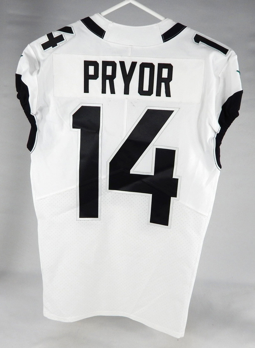 2022 Jacksonville Jaguars Kendric Pryor #14 Game Issued White Jersey 40 DP74912