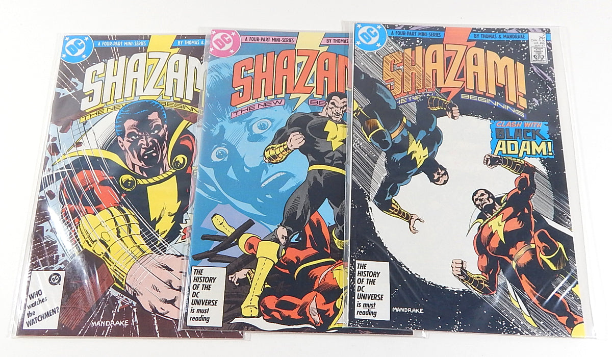 Shazam The New Beginning #1-4 Complete Comic Book Mini Series Set DC 1987 Pic2
