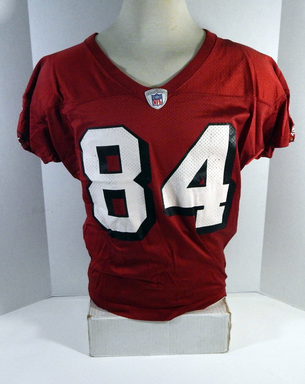 2004 San Francisco 49ers Cedrick Wilson #84 Game Used Red Practice Jersey 927
