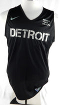2024-25 Detroit Pistons Daniss Jenkins #24 Game Used Black Practice Jersey 5