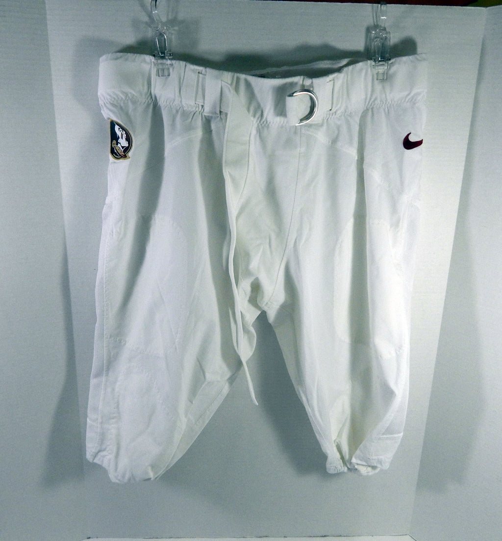 Florida State FSU Seminoles Game Used White Pants 44 DP60866