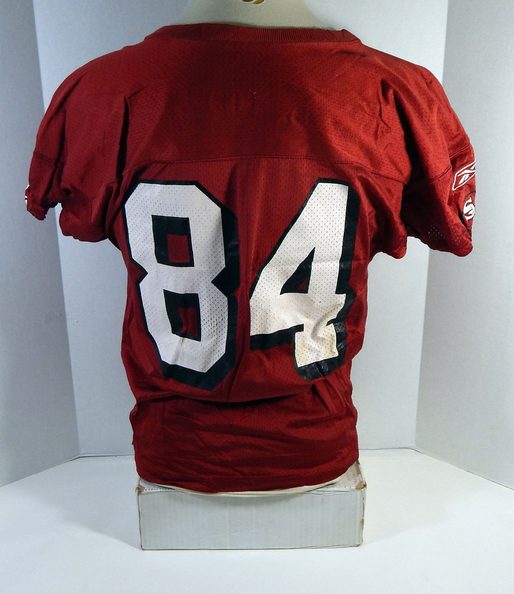 2004 San Francisco 49ers Cedrick Wilson #84 Game Used Red Practice Jersey 927 Pic2