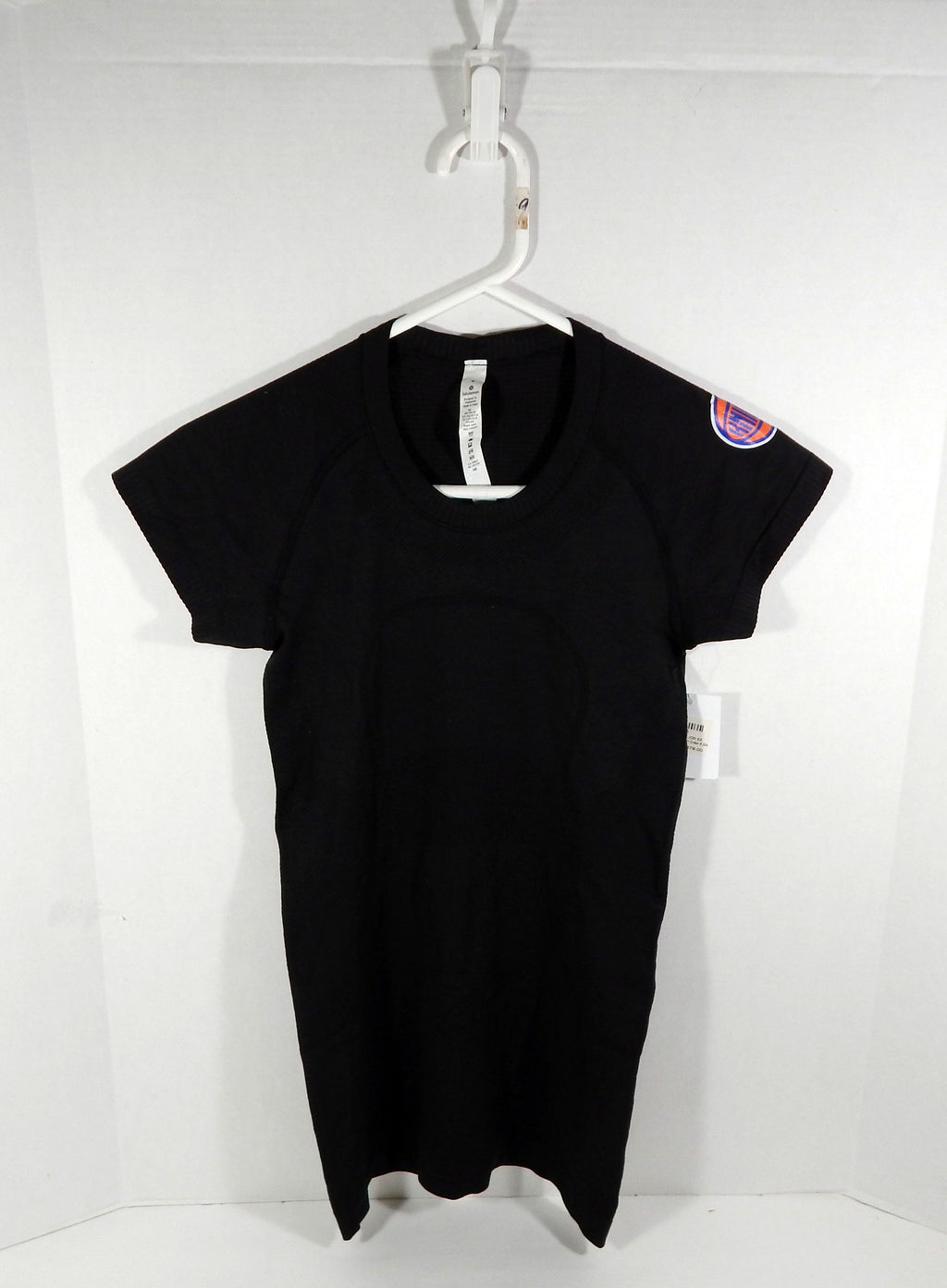 New Womens Lululemon New York Knicks Black T-Shirt Swiftly Tech Crew 2.0 4 4S