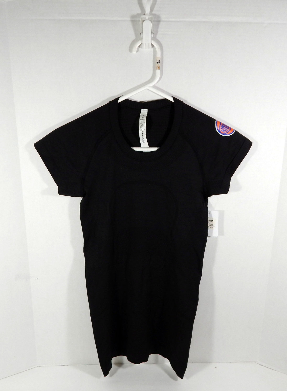 New Womens Lululemon New York Knicks Black T-Shirt Swiftly Tech Crew 2.0 4 4S