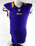 2012 Minnesota Vikings Blank # Game Issued Purple Jersey Throwback Alternate 4