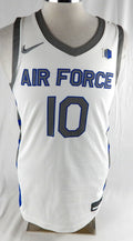 2022-23 Air Force Falcons #10 Game Used White Jersey Basketball M 49