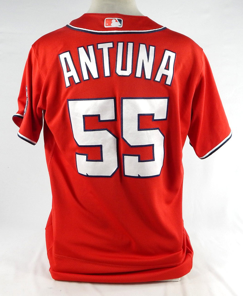 2022 Washington Nationals Yasel Antuna #55 Game Issued Red Jersey 46 059 Pic2