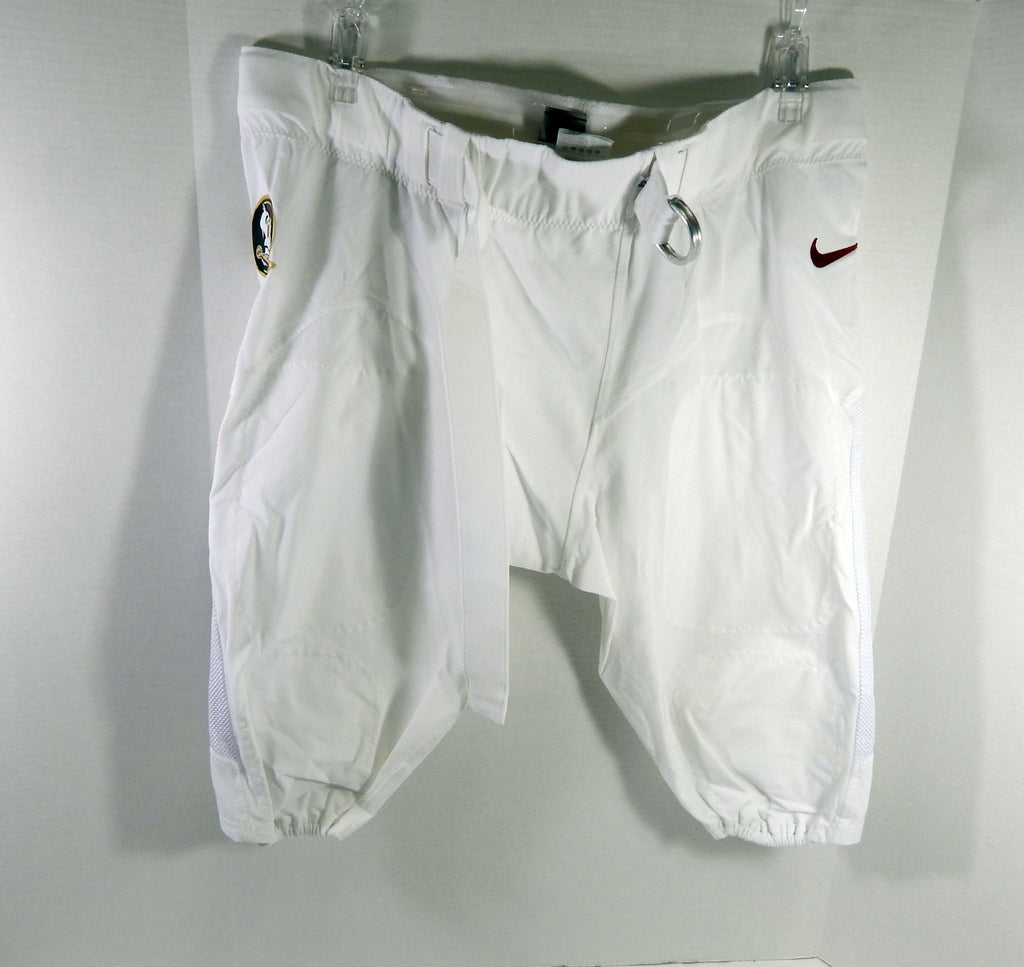 Florida State FSU Seminoles Game Used White Pants 46 DP60868