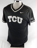 2020 Texas Christian TCU Frogs #16 Game Used Grey Practice Jersey Baseball L 687